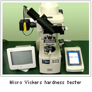 Micro Vickers hardness tester